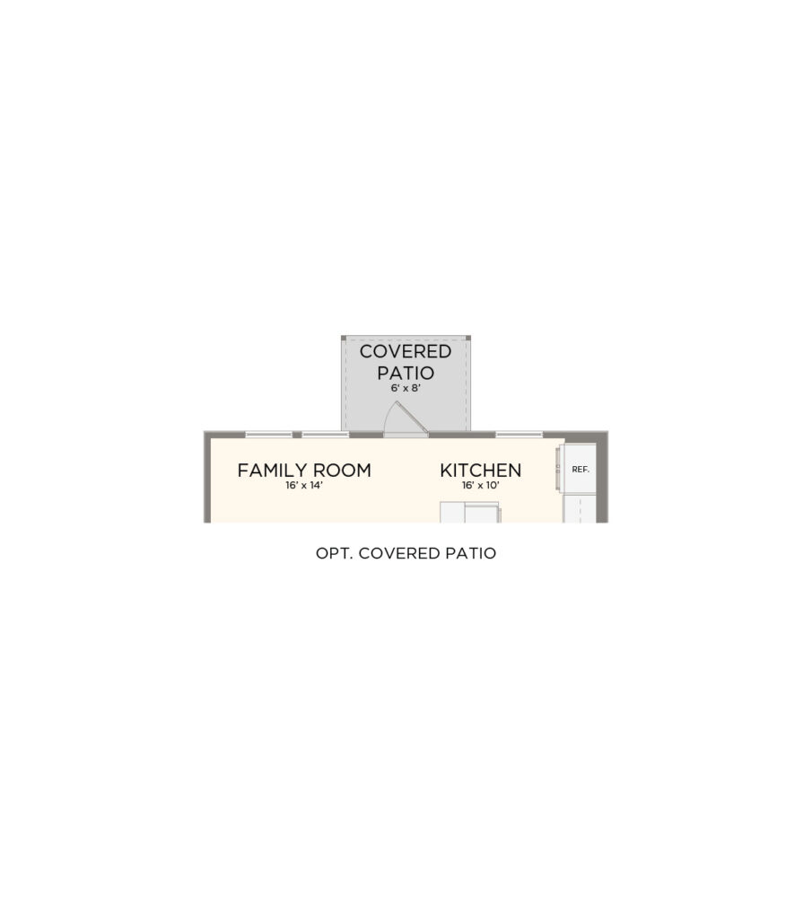 Options floor plan