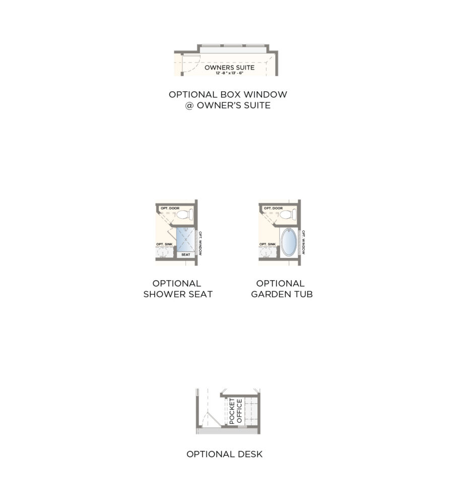 Options floor plan
